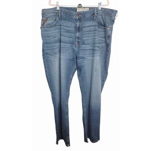 Ariat M4 Legacy Relaxed Bootcut Jeans Men's Blue Denim Mid Rise Stretch 44/34